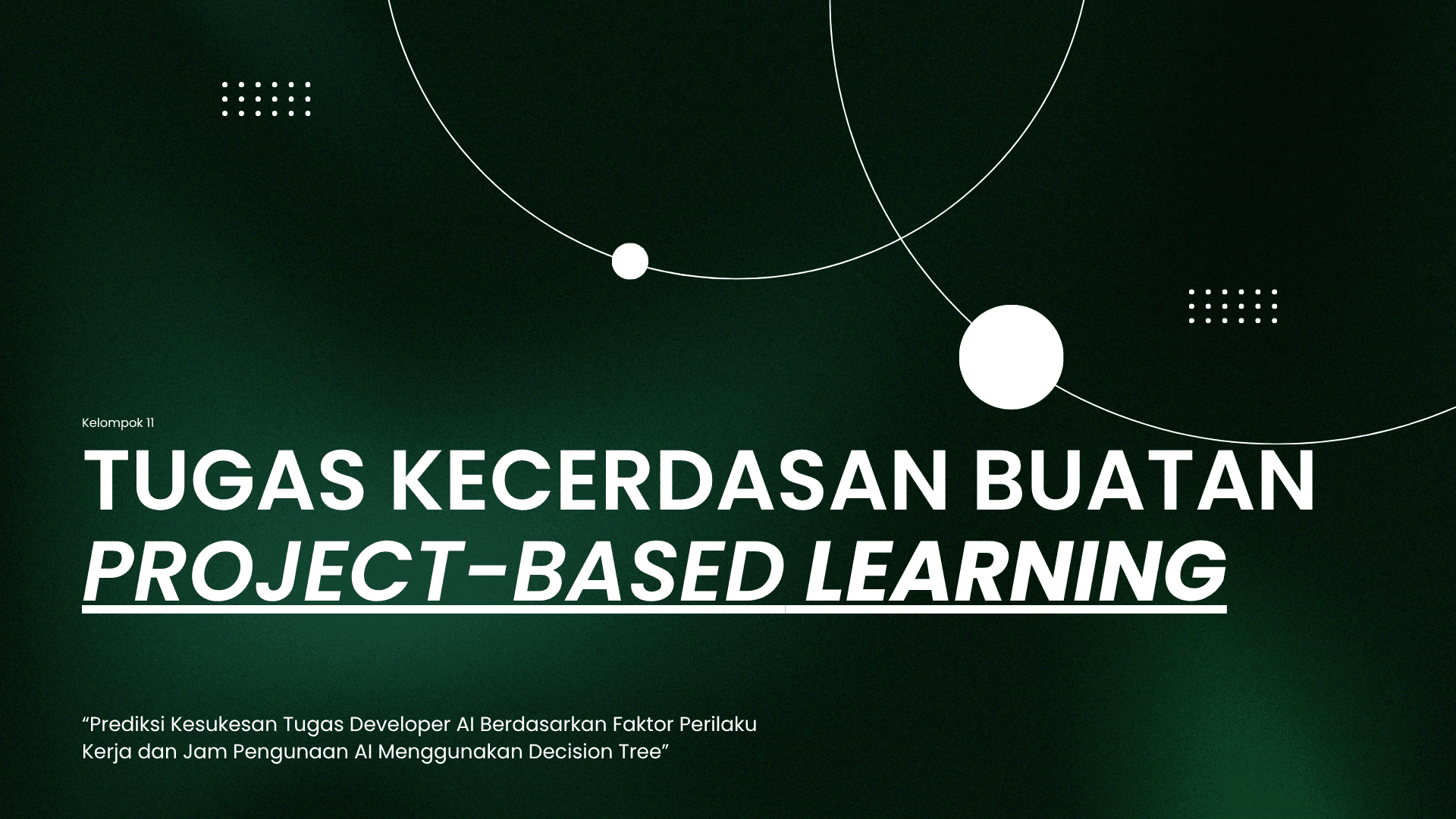 Project Based Learning (Machine Learning)